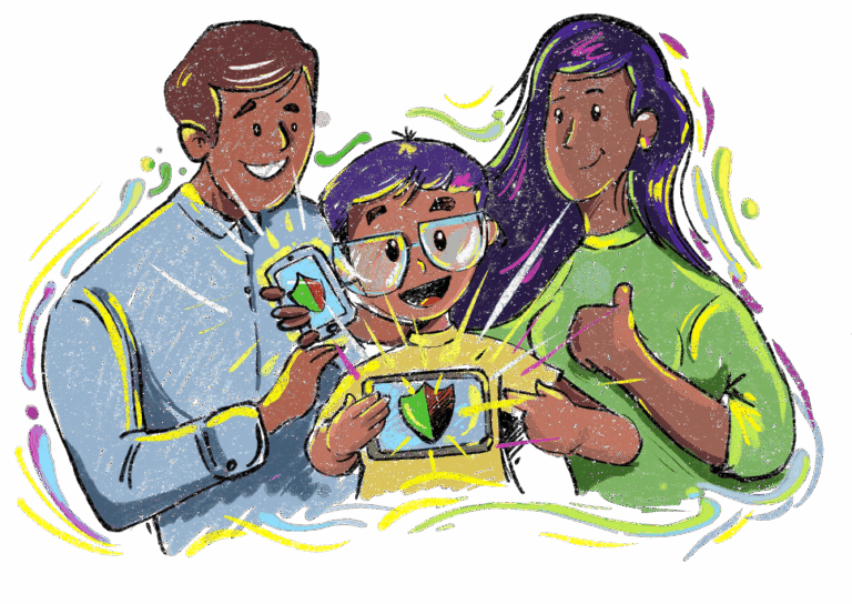 Ilustração sobre o ECA Digital e a proteção de crianças e adolescentes no ambiente online